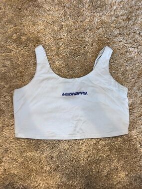 Madhappy Pale Blue Scoop Crop Tank